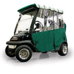 Club Car-EZGO-Yamaha - Red Dot 3-Sided Green Over-The-Top Soft Enclosure